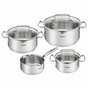 Topfset Tefal G719S735 Stahl Edelstahl Ø 24 cm Ø 20 cm Ø 16 cm (4 Stück)