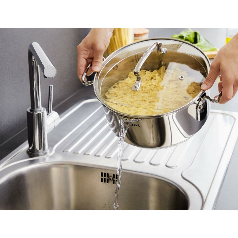 Topfset Tefal G719S735 Stahl Edelstahl Ø 24 cm Ø 20 cm Ø 16 cm (4 Stück)