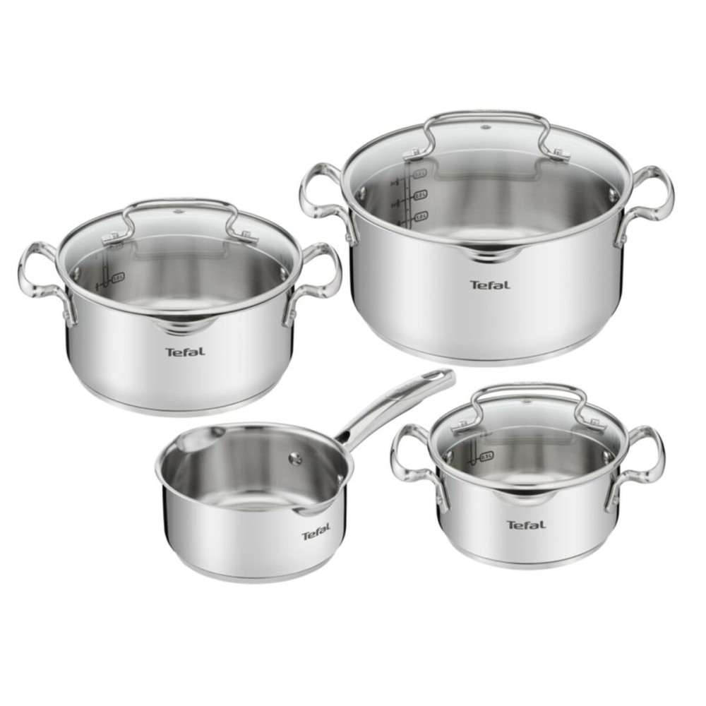 Cookware Tefal G719S735 Steel Stainless steel Ø 24 cm Ø 20 cm Ø 16 cm (4 Units)