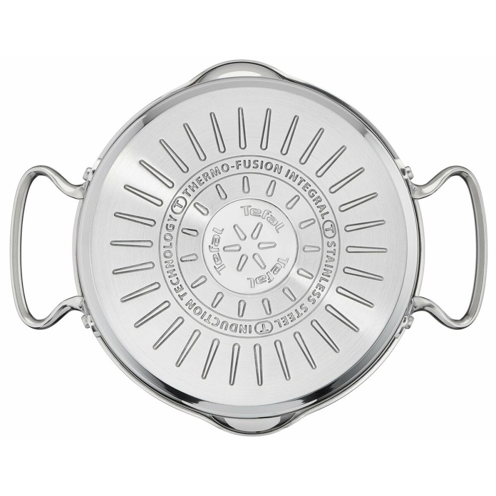 Batterie de Cuisine Tefal G719S735 Acier Acier inoxydable Ø 24 cm Ø 20 cm Ø 16 cm (4 Unités)