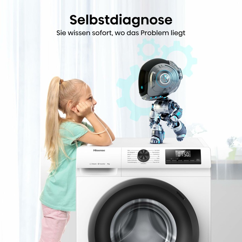 Washing machine Hisense WF1Q9041BW 59,5 cm 1400 rpm 9 kg