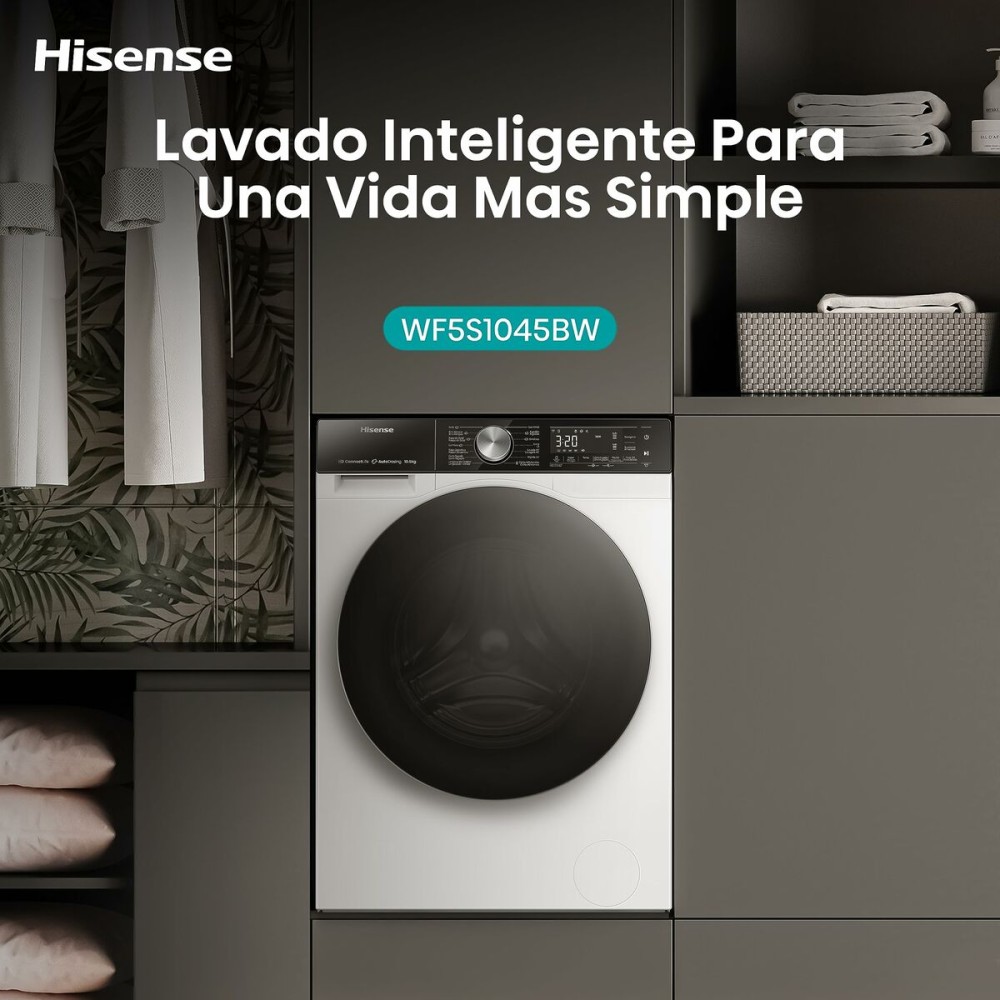 Waschmaschine Hisense WF5S1045BW 59,5 cm 1400 rpm 10,5 kg