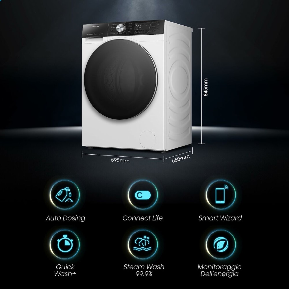 Waschmaschine Hisense WF5S1045BW 59,5 cm 1400 rpm 10,5 kg