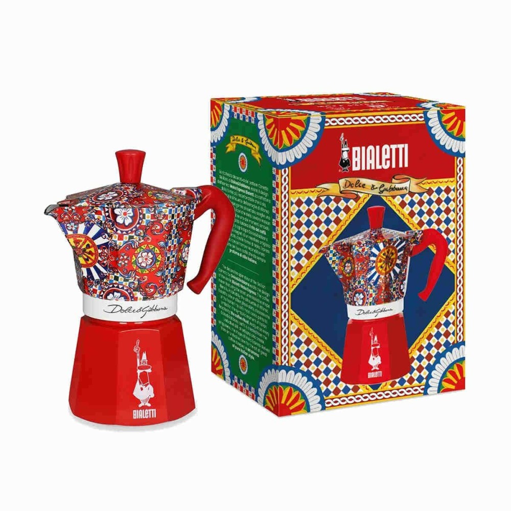 Cafetière Italienne Bialetti MOKA D&G Argenté Aluminium 6 Tasses