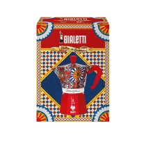 Italian Coffee Pot Bialetti MOKA D&G Silver Aluminium 6 Cups