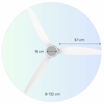 Ceiling Fan Taurus FRESKO 3B PURE Ø 132 cm