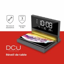 Pendule Réveil DCU 37300830 Noir