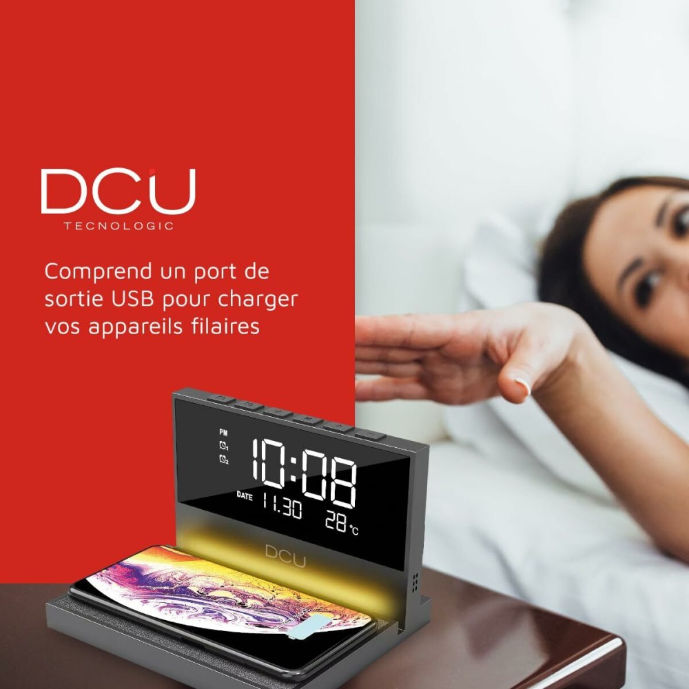 Wecker DCU 37300830 Schwarz