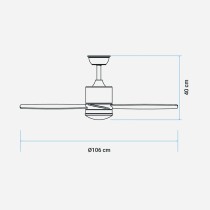 Deckenventilator Universal Blue 270-UVT1318