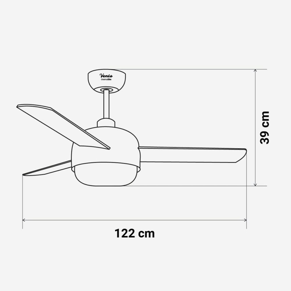 Deckenventilator Universal Blue 2004-UVT1346-23 Ø 122 cm