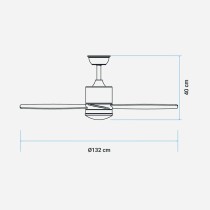Deckenventilator Universal Blue 272-UVT1320 Ø 132 cm