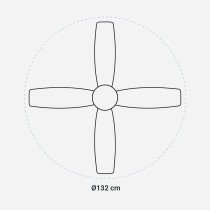 Deckenventilator Universal Blue 272-UVT1320 Ø 132 cm