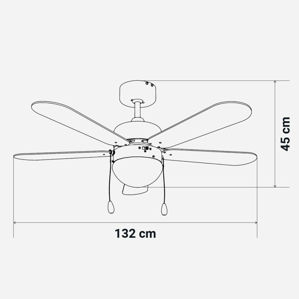 Deckenventilator Universal Blue 2017-UVT1357 Ø 132 cm