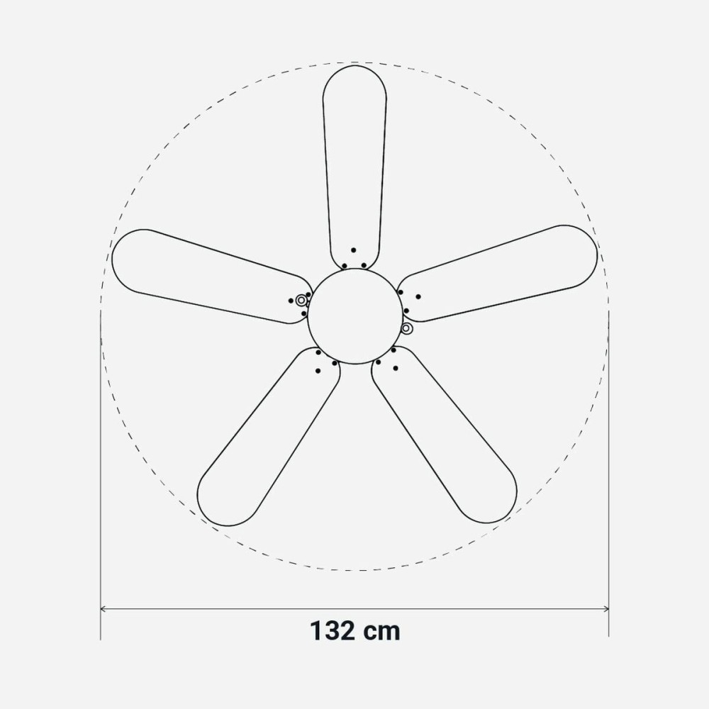 Deckenventilator Universal Blue 2017-UVT1357 Ø 132 cm