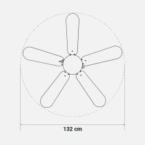 Deckenventilator Universal Blue 2017-UVT1357 Ø 132 cm