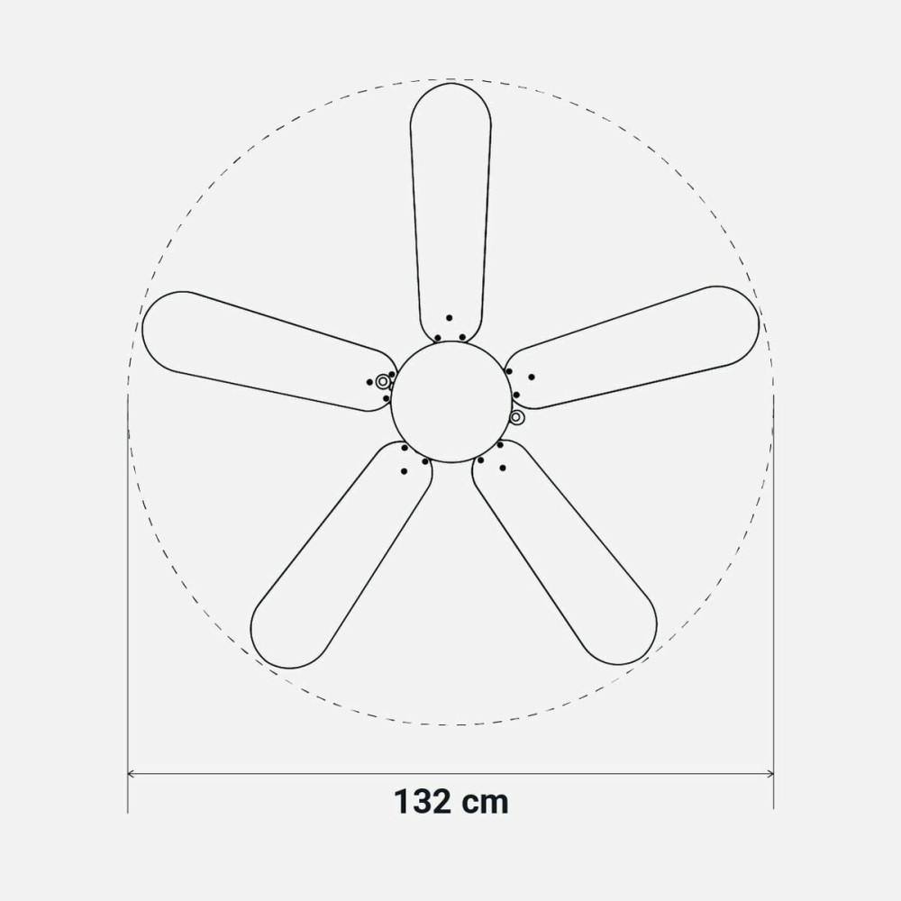 Deckenventilator Universal Blue 2017-UVT1357 Ø 132 cm