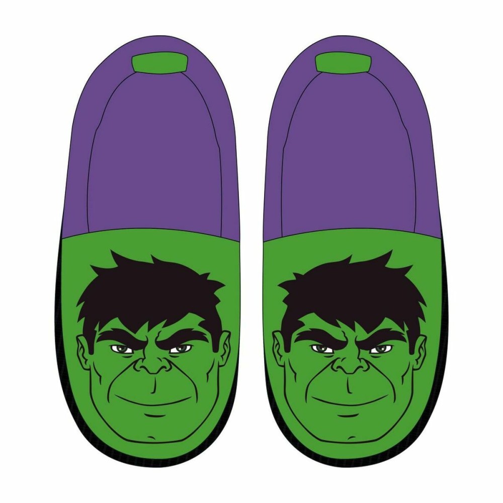 Chaussons The Avengers Vert