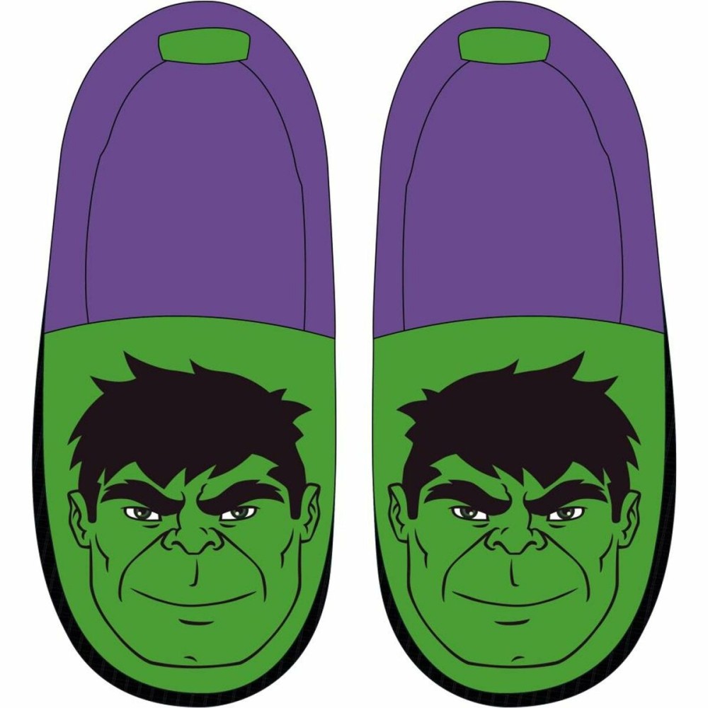 Chaussons The Avengers Vert