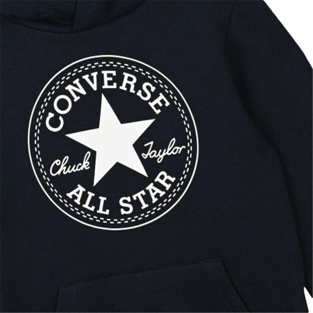 Jungen Sweater mit Kapuze Converse Ctp  Schwarz