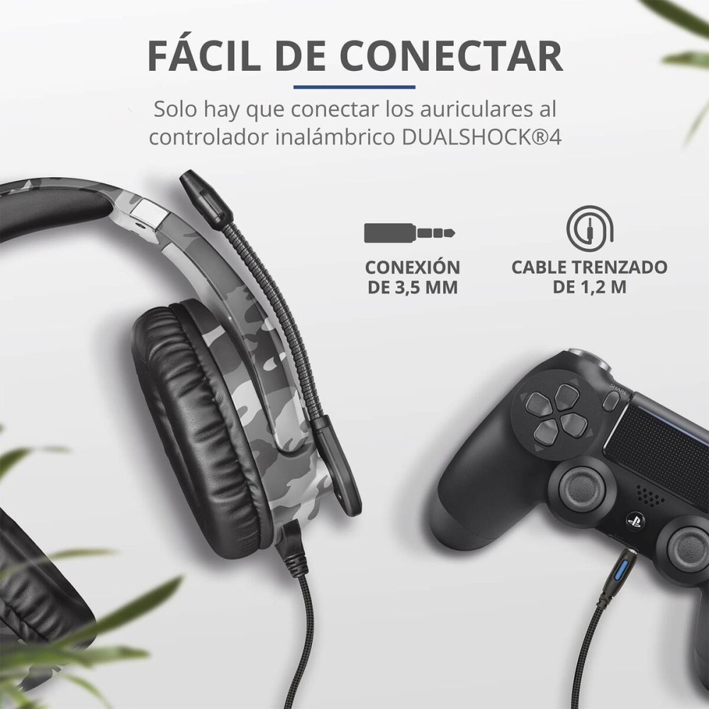 Wireless Headphones Trust 23531 GXT488 Grey