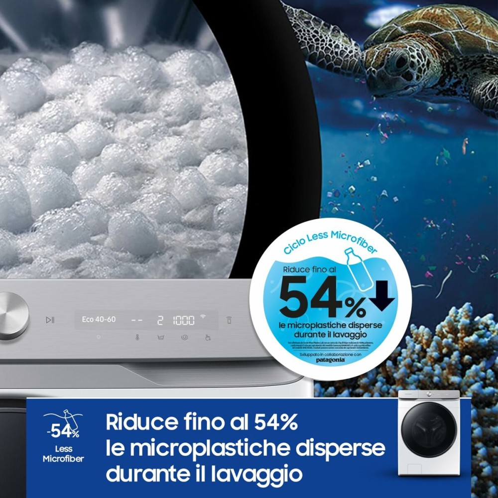 Condensation dryer Samsung WF20DG8650BW 1000 rpm