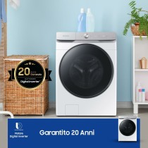 Condensation dryer Samsung WF20DG8650BW 1000 rpm