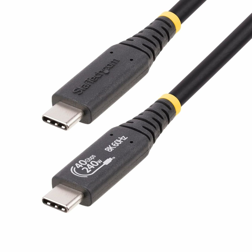 USB-Kabel Startech 50C-40G-USB4-CABLE Schwarz