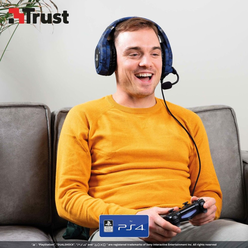 Headphones Trust GXT 488 Forze PS4 Blue