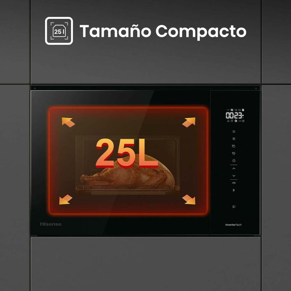 Microwave with Grill Hisense BIM325GI63DBG Black 900 W 25 L