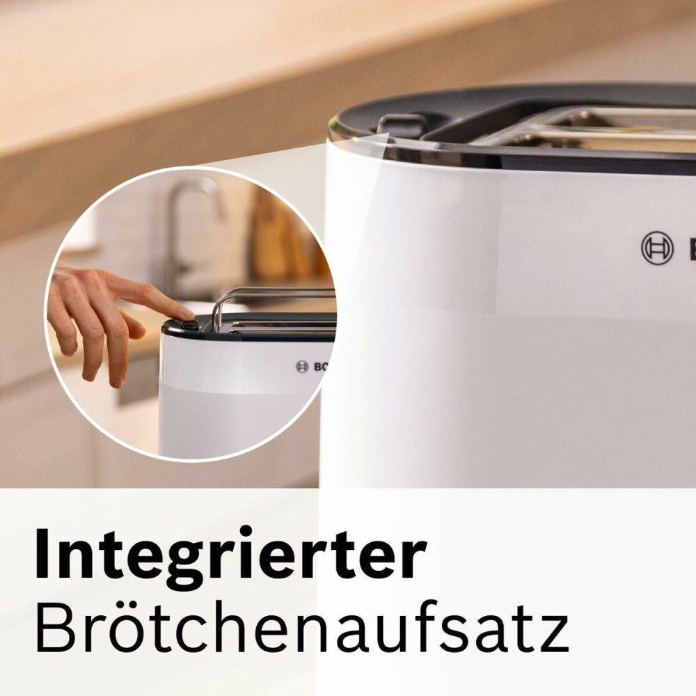 Toaster BOSCH TAT2M121 White 950 W