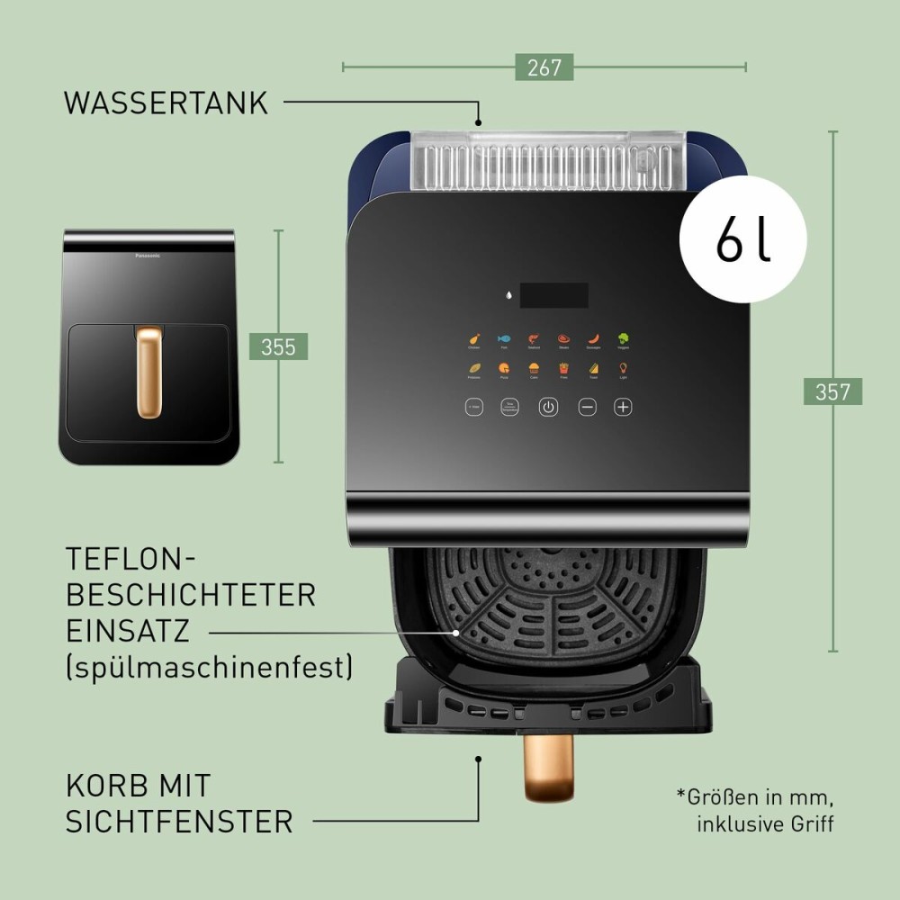 Air Fryer Panasonic NF-CC600AXE 1450 W 6 L