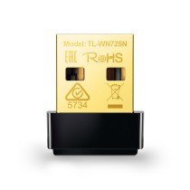 Netzadapter TP-Link Nano TL-WN725N Schwarz 150 Mbit/s