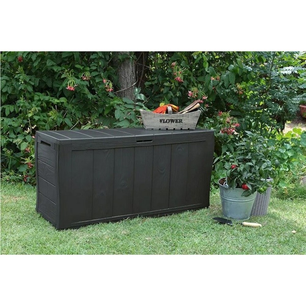 Boîte de rangement Keter 230415 Graphite 270 L Plastique