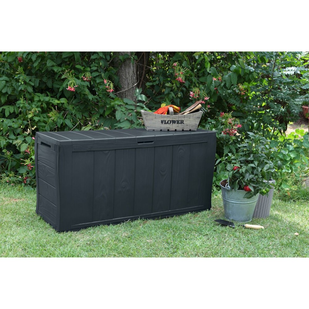 Boîte de rangement Keter 230415 Graphite 270 L Plastique