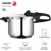 Express-Töpfe Fagor DUO 6+4L RAPID Edelstahl 18/10 4 L 6 L