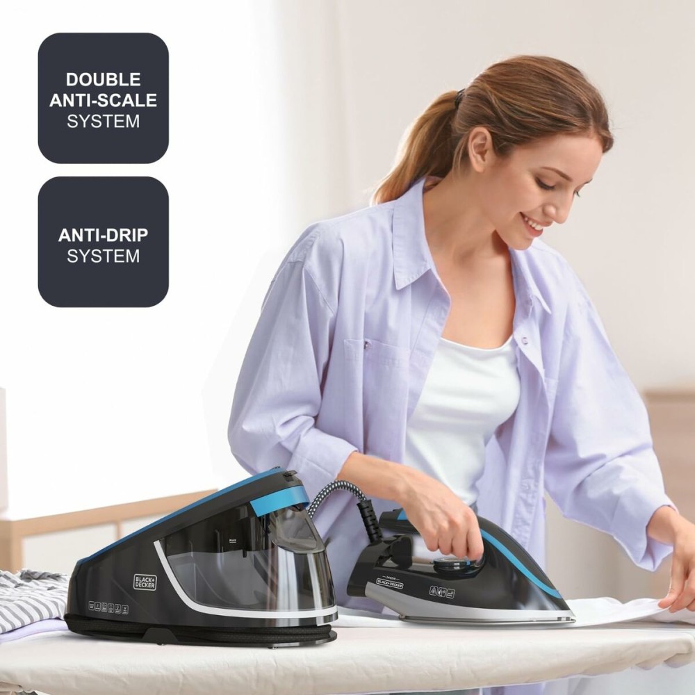 Bügeleisenstation Black & Decker BXSS2401E 2400 W