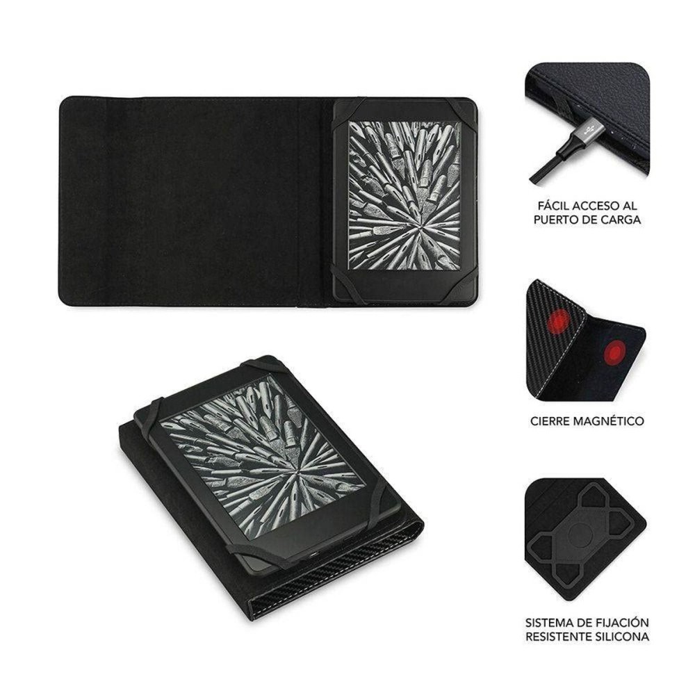 Étui pour eBook Subblim SUBCUE-1EC001 Noir