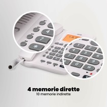 Téléphone fixe SPC Internet 3612B Blanc