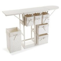 Fer à repasser générateur de vapeur Basic Blanc Bois (30 x 85 x 130 cm)