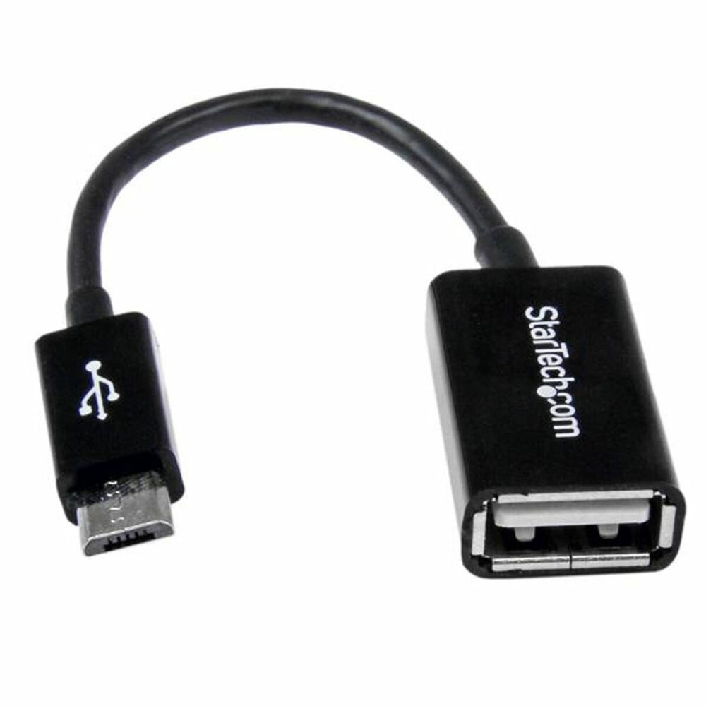 Cable Micro USB Startech UUSBOTG USB A Micro USB B Black