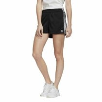 Damen-Sportshorts Adidas  3 Stripes  Schwarz