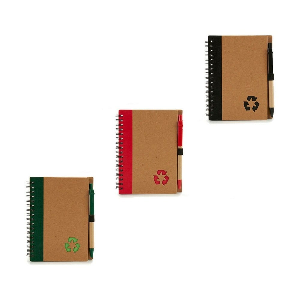 Cahier à Spirales avec Stylo Pincello AR1810129 1 x 16 x 12 cm Carton Recyclado (12 Unités)
