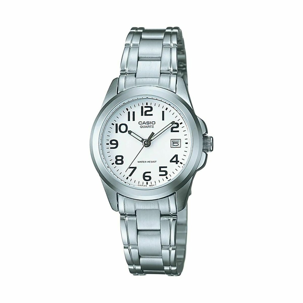 Unisex-Uhr Casio LTP-1259PD-7BEG Weiß Silberfarben