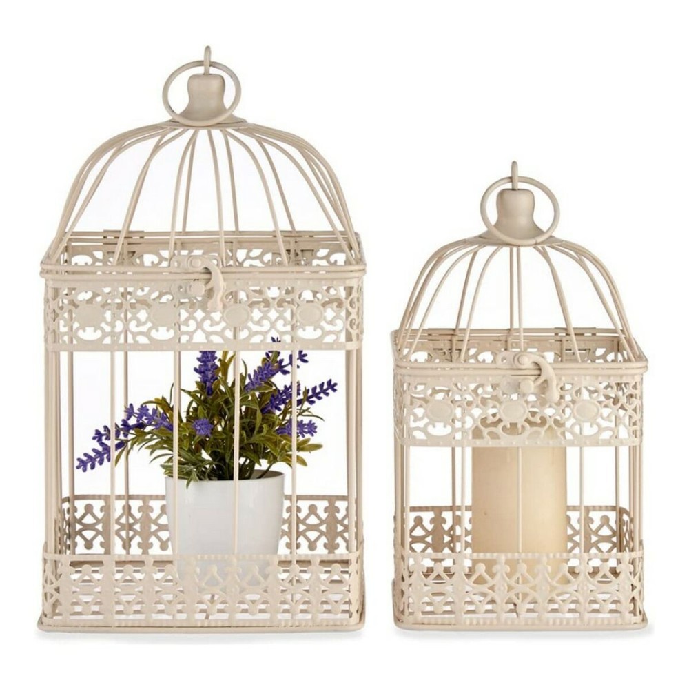 Cage 80954 Crème 18 x 35,5 x 18 cm (2 pcs)