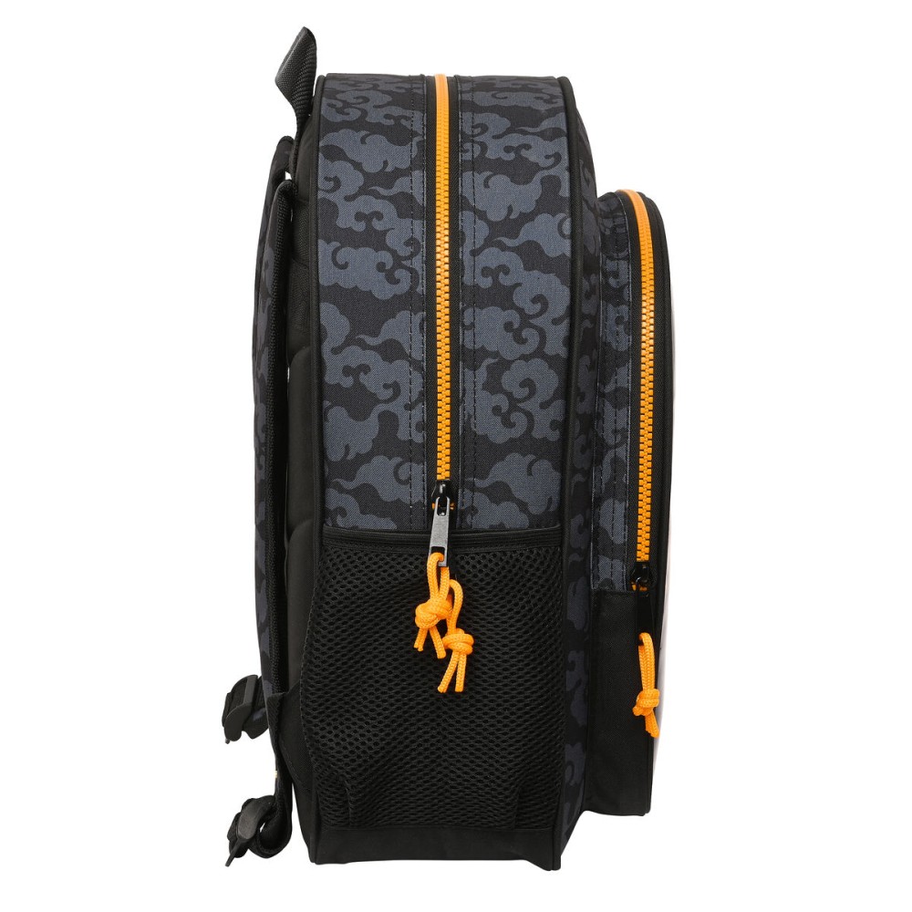 Cartable Naruto Noir Orange 32 X 38 X 12 cm