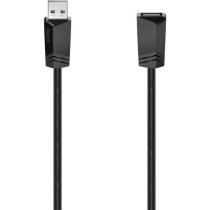 Verlängerungskabel mit USB Hama 00200619 1,5 m Schwarz