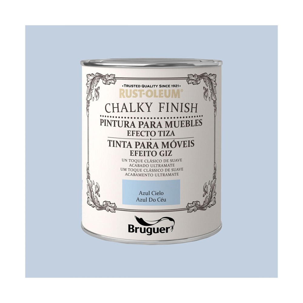 Farbe Bruguer Rust-oleum Chalky Finish 5397549 Möbel Himmelsblau 750 ml