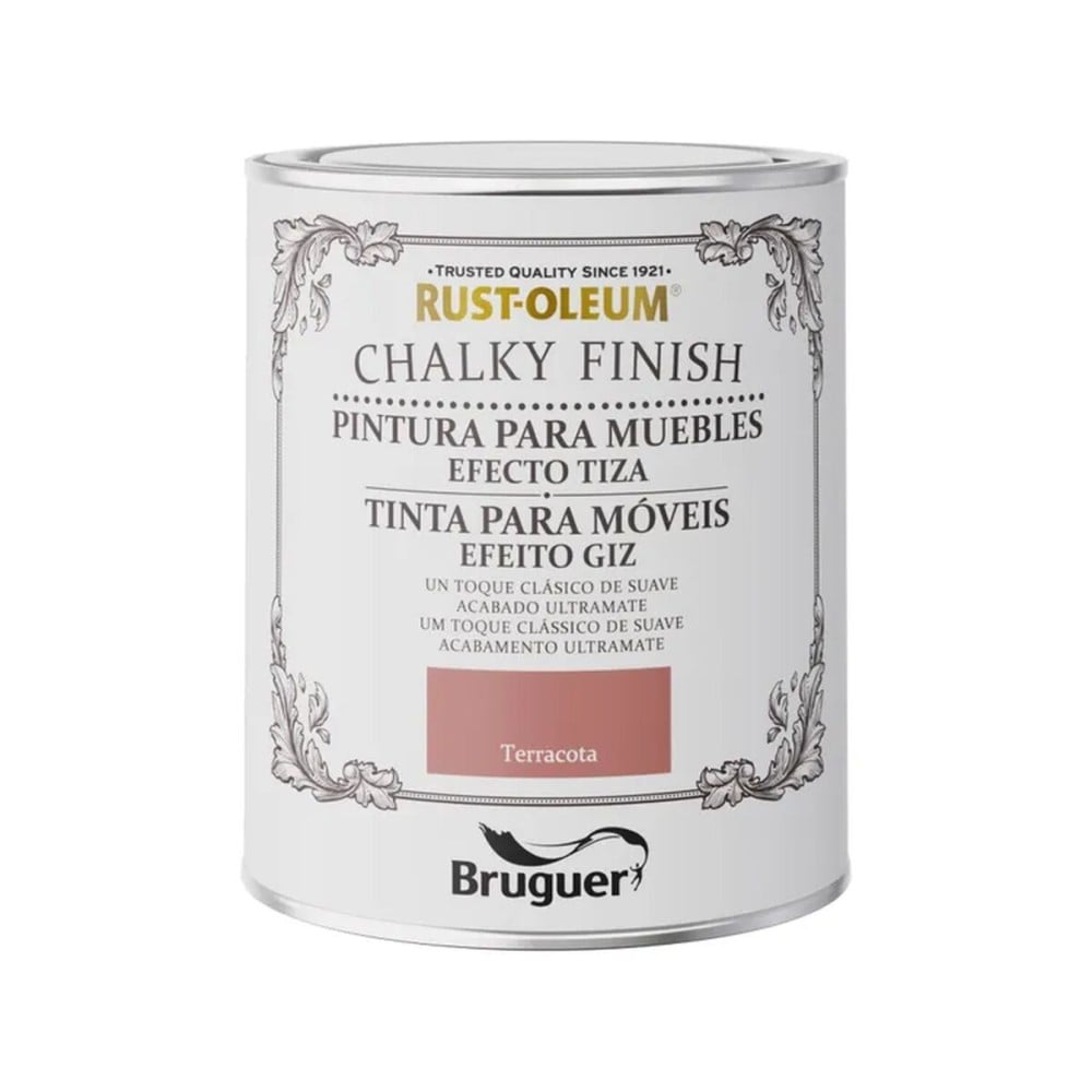 Farbe Bruguer Rust-oleum Chalky Finish 5733893 Möbel Terrakotta 750 ml