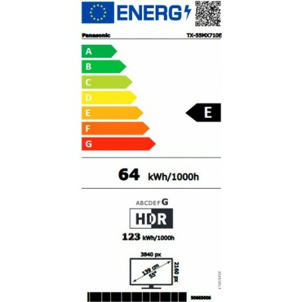 TV intelligente Panasonic TX55MX710 55" 4K Ultra HD LED HDR10