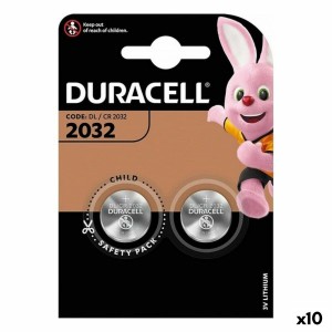 Pile Bouton au Lithium DURACELL DL 2032 2UD 3 V (10 Unités)
